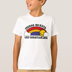 Det finns inget hat som Christian Rainbow T Shirt