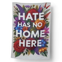 Det finns inget hem här i färglöst Hate