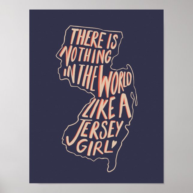 Det finns inget i världen som en Jersey Girl Poster (Framsidan)