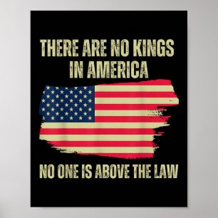 Det finns inget Kung i Amerika, 2024 US Flagga Poster