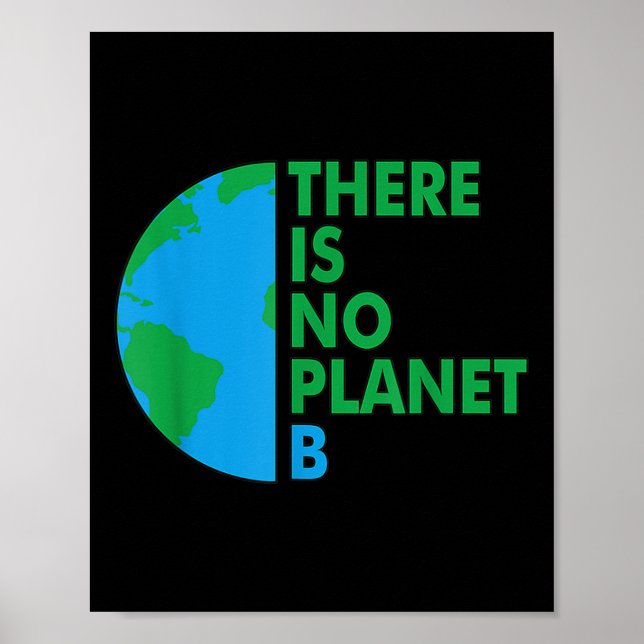 Det finns inget miljöbevis för planeten B-dagen Poster (Framsidan)