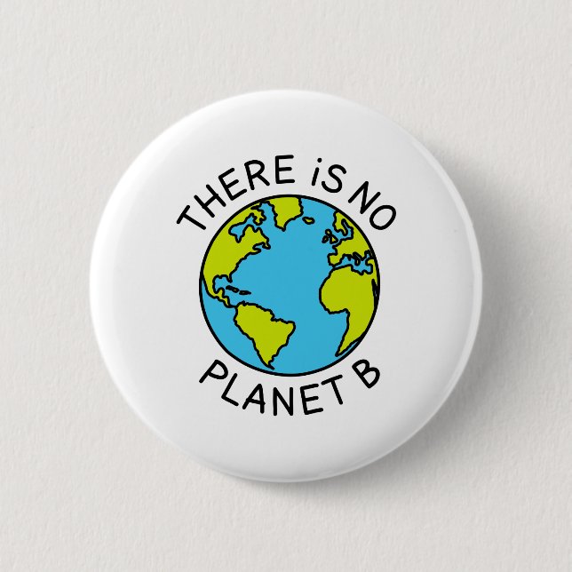 Det finns inget miljökoncept för planeten B2 Knapp (Framsida)