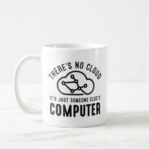 Det finns inget moln kaffemugg