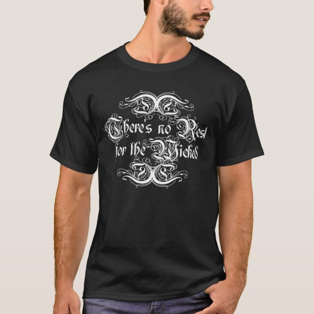 Det finns inget vilar för det ont t-shirt (Framsida)