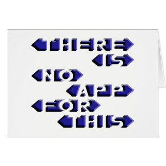 Det finns inte någon App för denna Hälsningskort