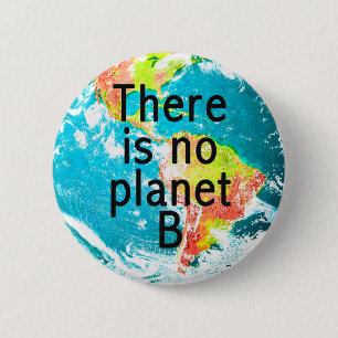 Det finns inte något planet B Knapp