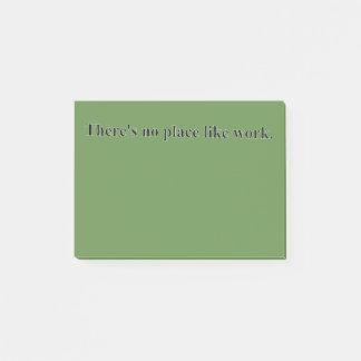 Det finns inte något ställenågot liknandearbete post-it block