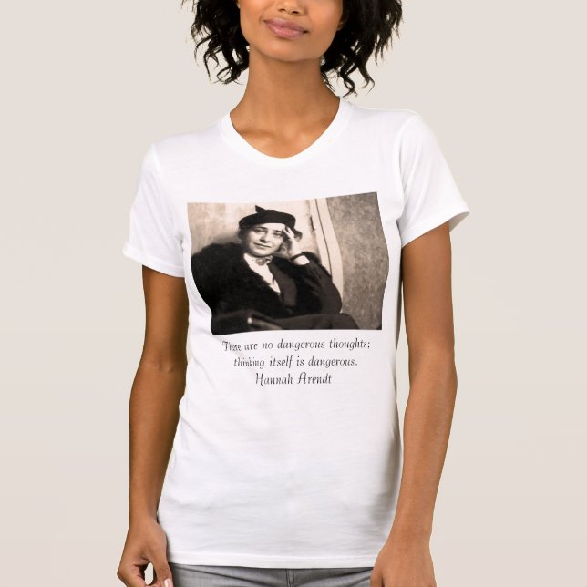 Det finns inte några farliga tankar; thinki… t-shirt (Framsida)