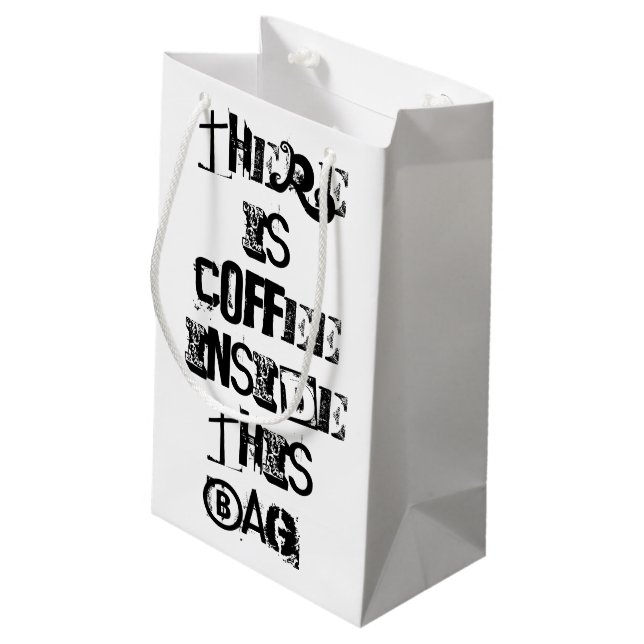 Det finns kaffe i detta hänger lös, gåvan som slår (Baksidan Vinklad)