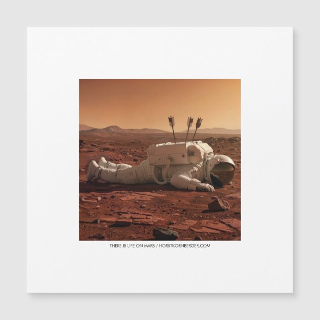 DET FINNS LIV PÅ MARS  (Framsida)