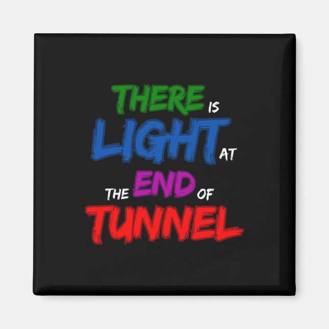 Det finns ljus i tunneln magnet (Framsidan)