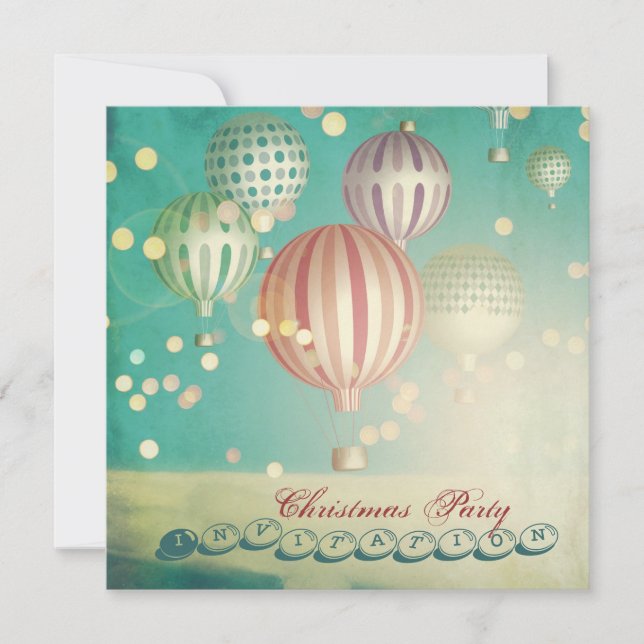 Det finns magiskt i luften - julen festar inbjudan (Framsida)