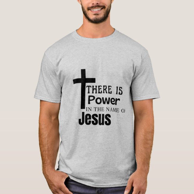 Det finns makt i namn i Jesus T Shirt (Framsida)