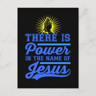 Det finns makt i Namn i Jesus Vykort