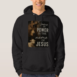 Det finns makt i Namn i JesusT-Shirt Hoodie