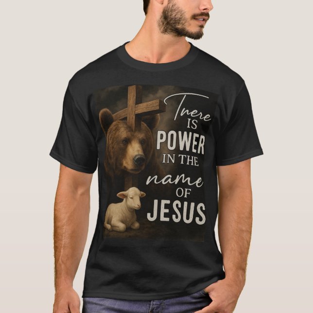 Det finns makt i Namn i JesusT-Shirt T Shirt (Framsida)