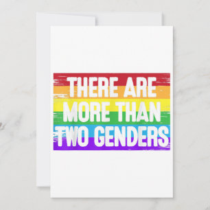 Det finns mer än 2 Gender att skifta två Manar Inbjudningar