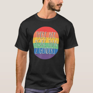 Det finns mer än 2 Gender av Rainbow LGBTQ Omnise T Shirt