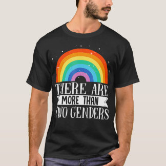 Det finns mer än 2 Gender LGBTQ1 T Shirt