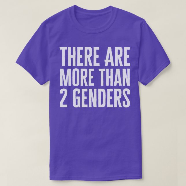 Det finns mer än 2 Gender T Shirt (Design framsida)
