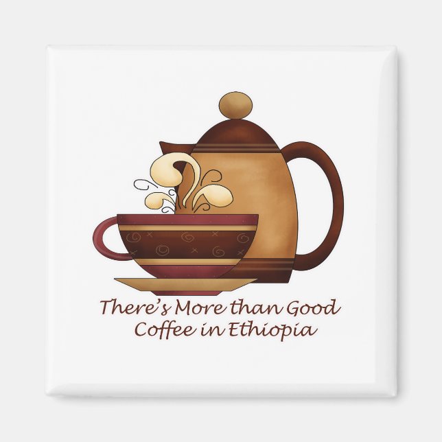 Det finns mer än Bra kaffe i Etiopien Magnet (Framsidan)