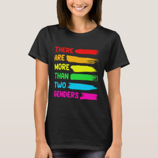 Det finns mer än två kön LGBTQ T Shirt