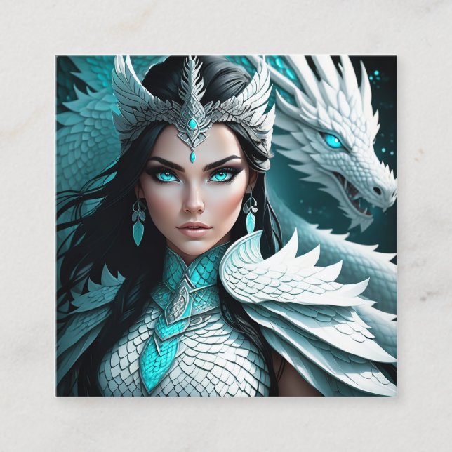 Det finns något speciellt och unikt med Norden Fyrkantigt Visitkort (Framsida)