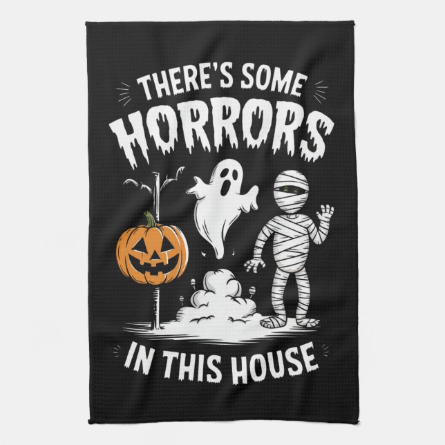 Det finns några fasor här i huset.. kökshandduk (Vertikal)