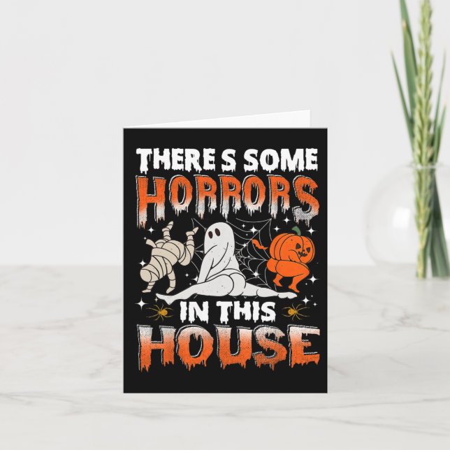 Det finns några fasor här i parlamentet Ghost Pump Kort (Framsida)