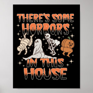 Det finns några fasor här i parlamentet Halloween- Poster