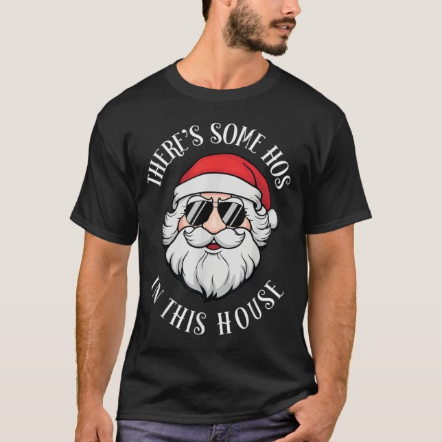 Det finns några gäster här i kammaren julklappen S T Shirt (Framsida)