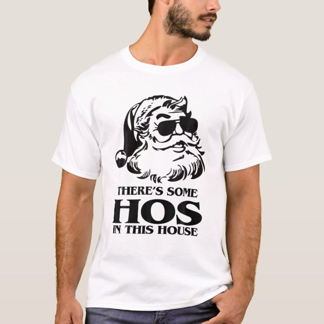 Det finns några HOS här i kammaren, jultomtens Chr T Shirt (Framsida)