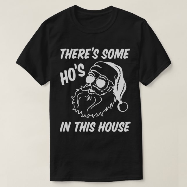 Det finns några som är här i Jultomten.. T Shirt (Design framsida)