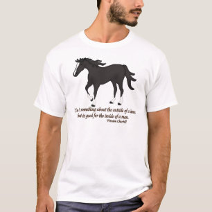 Det finns nåt om utsidan av en häst t-shirt
