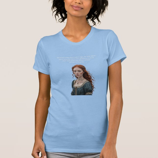 Det finns skönhet i Grått T Shirt (Framsida)