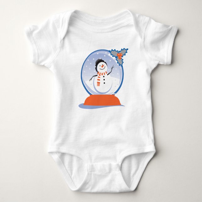 Det finns "Snowbody" som jag Snowglobe Design T Shirt (Framsida)