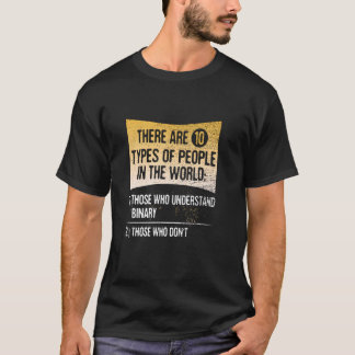 Det finns tio typer av människor som förstår t shirt