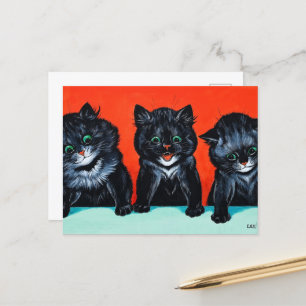 Det finns tur i udda nummer av Louis Wain Vykort
