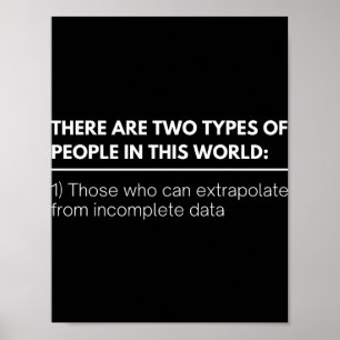 Det finns två typer av människor i denna värld: poster
