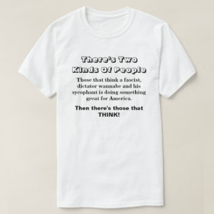 Det finns två typer av människor... t shirt