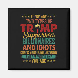 Det Finns Två Typer Av Trump-supportrar Miljonärer Magnet