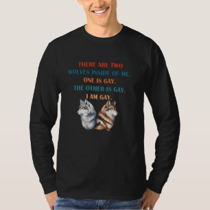 Det finns två Varger intill mig. T Shirt