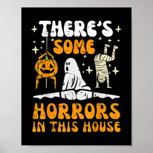 Det finns vissa fasor här i parlamentet Ghost Hall Poster