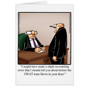 Det finstilta nationella Chef-kortet "Spectickles" Hälsningskort