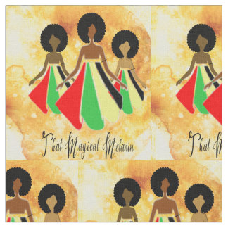 Det för Afrocentric för Melanin magiska tyg bomull