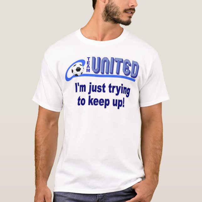 det förenade laget arbeta som privatlärare åt tee shirt (Framsida)