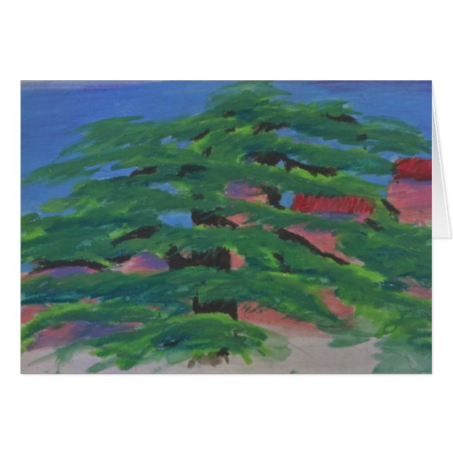 Det forntida gräset på Château le Seuil OBS Kort (Framsidan Horizontal)