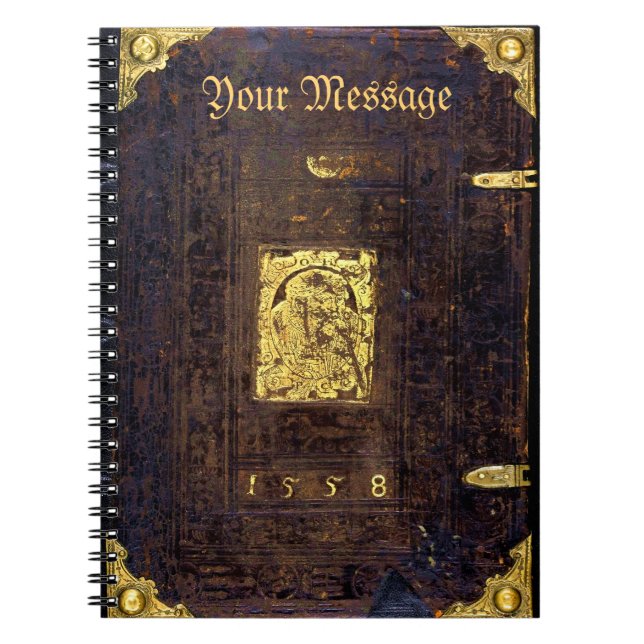 Det forntida manuskript täcker anteckningsbok (Framsidan)