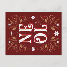 Det första Noel-julkortet