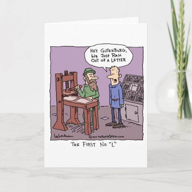 Det första numret "L" Helgkort (Framsida)